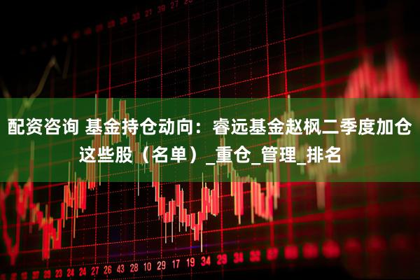 配资咨询 基金持仓动向：睿远基金赵枫二季度加仓这些股（名单）_重仓_管理_排名